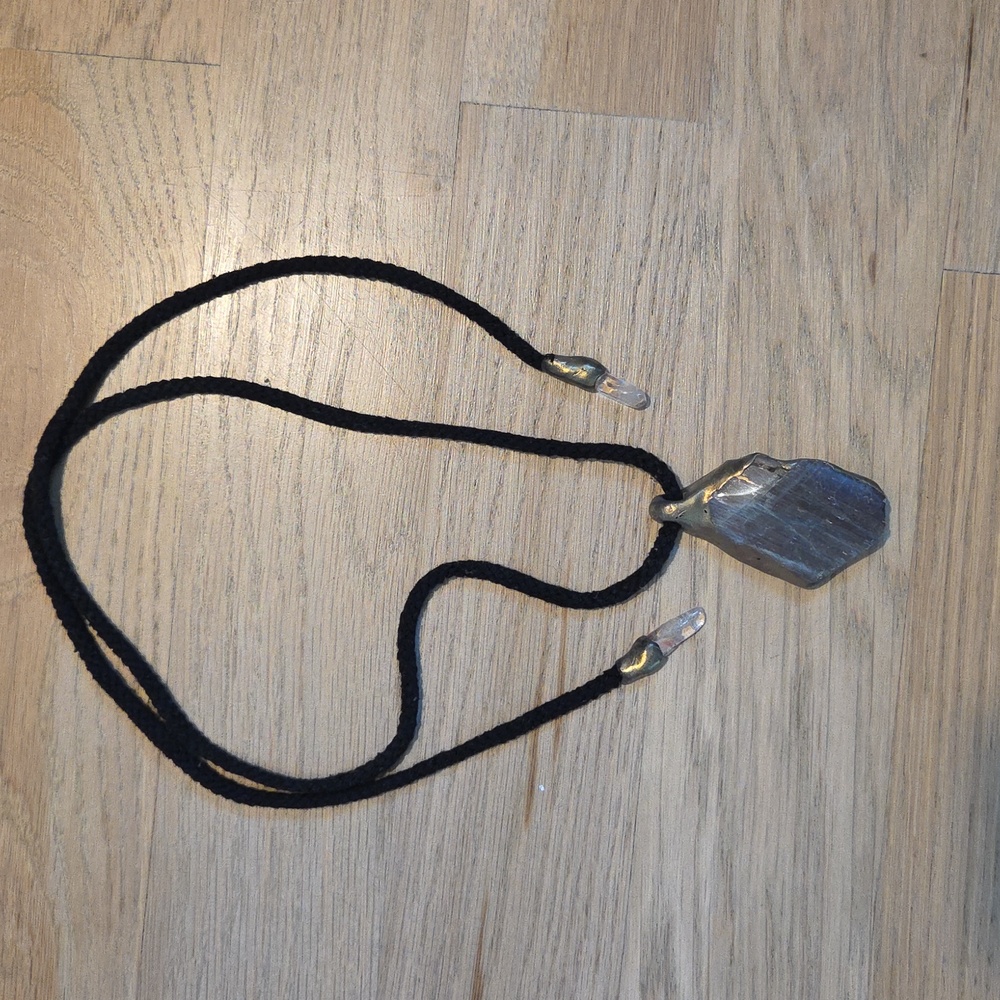 Pink Labradordite necklace